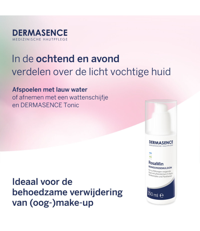 Dermasence RosaMin milde gezichtsreiniger