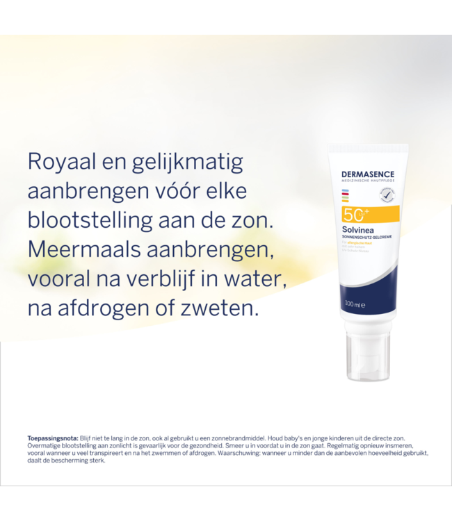 Dermasence Solvinea Sun protection gel cream SPF 50+
