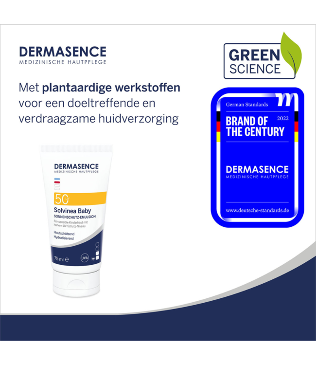 Dermasence Solvinea Baby Sonnenschutzemulsion LSF 50