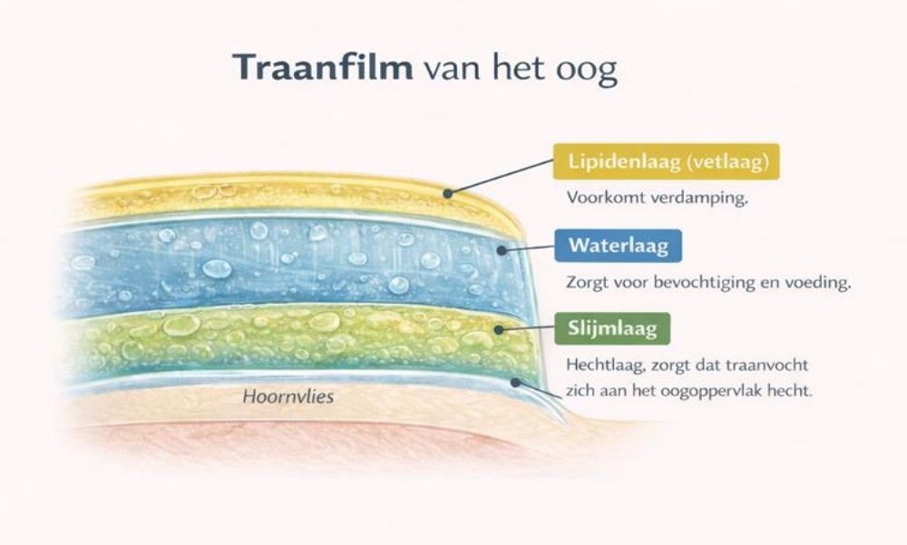 Traanfilm oog