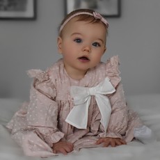 Bandeau bébé fille, bandeau pour tout-petit, nœuds pour cheveux bébé,  bandeaux nouveau-né, écharpes de portage pour bébé, bandeau noeud bébé,  bandeau fleurs roses, DHALIA -  France