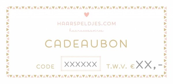 Haarspeldjes.com Geschenkgutschein Haarspeldjes.com Geschenkgutschein