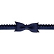 Your Little Miss Cita de pelo bébé para recién nacido con lazo de encaje - Dark blue Your Little Miss Cita de pelo bébé para recién nacido con lazo de encaje - Dark blue