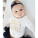 Your Little Miss Newborn Baby-Haarband mit Spitzen-Schleife - Dark blue