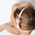 Fascia per capelli neonata con doppio fiocco Amy - Old pink Fascia per capelli neonata con doppio fiocco Amy - Old pink