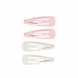 Your Little Miss Vanlig Hårklips for babyer - White and light pink Your Little Miss Vanlig Hårklips for babyer - White and light pink