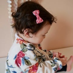 Your Little Miss Baby haarspeldje met strikje - Flower