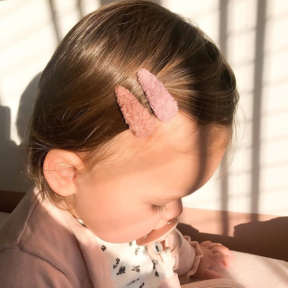 Your Little Miss Baby haarspeldjes Pippa - Teddy candy Your Little Miss Baby haarspeldjes Pippa - Teddy candy