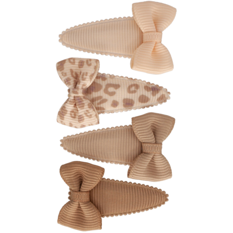 Your Little Miss Hårspenne med sløyfe Romy - Nude animal Your Little Miss Hårspenne med sløyfe Romy - Nude animal