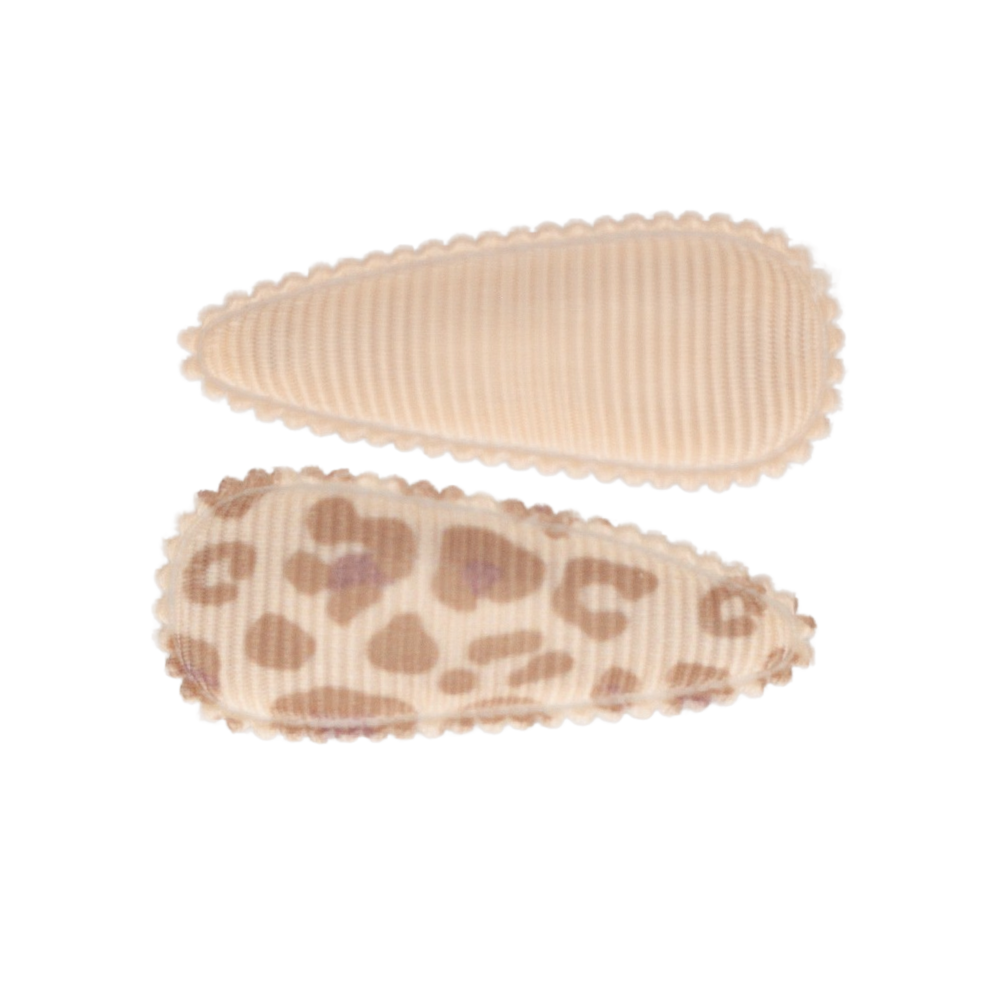 Your Little Miss Baby hair clips Pippa - Pink animal