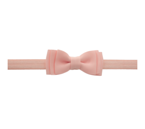 Your Little Miss Baby hårbånd med dobbel sløyfe Amy - Light pink