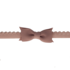 Fascia per capelli neonata con fiocco in pizzo - Antique mauve Fascia per capelli neonata con fiocco in pizzo - Antique mauve