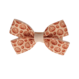 Your Little Miss Baby-Haarclip mit doppelter Schleife - Nude shells