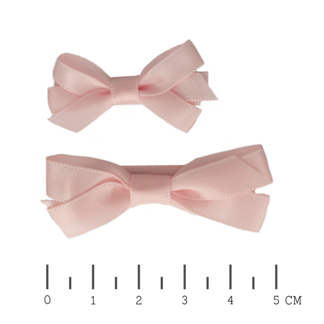 Your Little Miss Clips pico pato niña con lazo - Powder tones