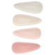 Your Little Miss Baby hårnåle af stof - Pink basics Your Little Miss Baby hårnåle af stof - Pink basics