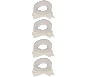 Your Little Miss Baby Haargummis mit Schleife Liv - White