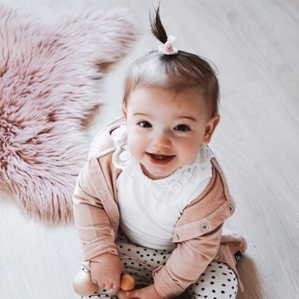 Your Little Miss Baby hårsnoddar med rosett Liv - Light pink