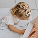 Your Little Miss Barrettes à cheveux avec nœud en ruban - Woods Your Little Miss Barrettes à cheveux avec nœud en ruban - Woods