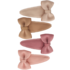 Hårspenne med sløyfe Romy - Nude tones