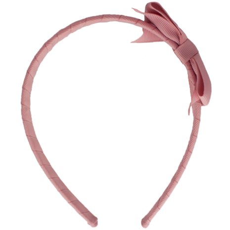 Your Little Miss Hairband with bow - Rose quartz Your Little Miss Hairband with bow - Rose quartz