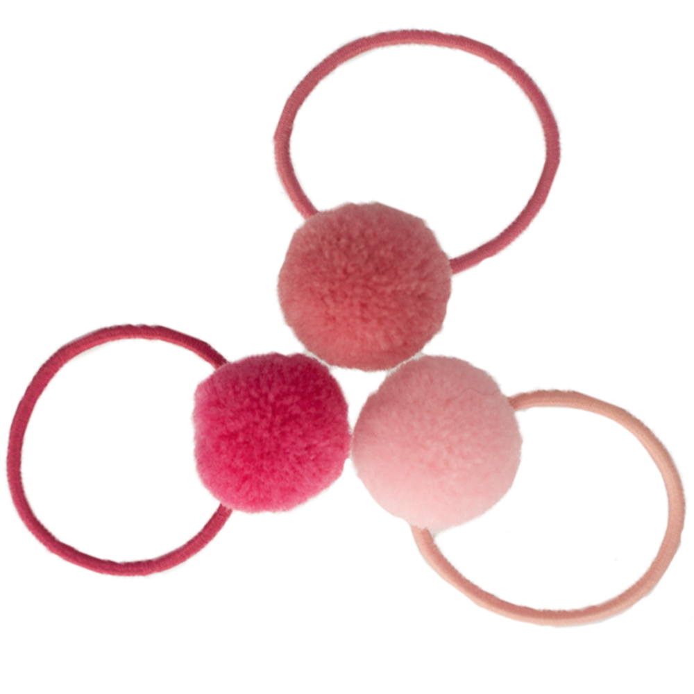 Your Little Miss Gomas de pelo básicas con pompones Kate - Candy