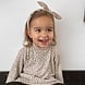 Your Little Miss Haarband met strik Billie - vanilla rib
