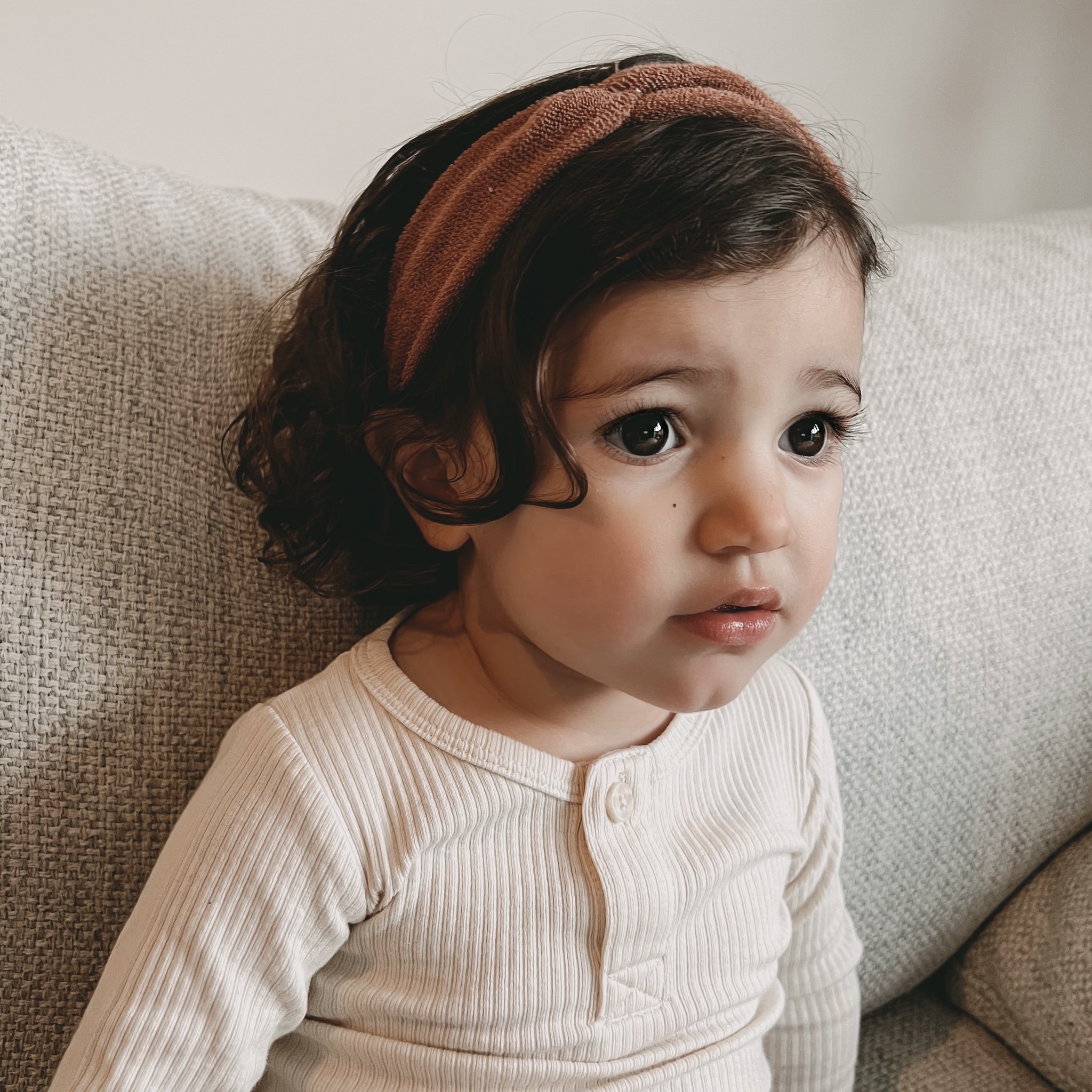 Bandeau Bebe Avec Torsade Brown Terry Your Little Miss Bandeau Bebe Avec Torsade Brown Terry Your Little Miss