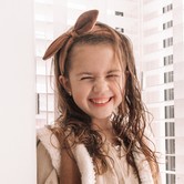 Your Little Miss Diadema con moño - chocolate velvet
