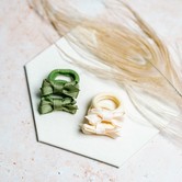Your Little Miss Baby hair ties with bow - jungle vibes