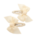 Your Little Miss Baby Haarspangen mit Twist und Bandschleife June - cream Your Little Miss Baby Haarspangen mit Twist und Bandschleife June - cream