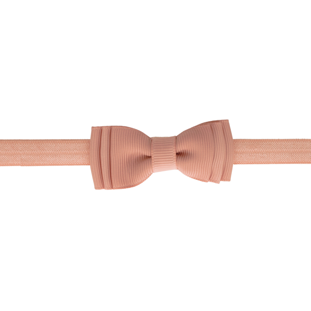 Your Little Miss Baby headband with double bow Amy - pale pink Your Little Miss Baby headband with double bow Amy - pale pink