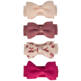 Your Little Miss Baby hair clips with bow - cherryberry