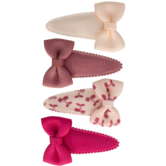 Your Little Miss Baby snap clips with bow - cherryberry