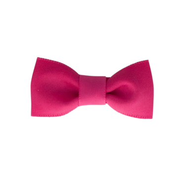 Your Little Miss Baby-Haarclips mit Schleife - bright pink taffeta silk