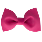 Your Little Miss Hårnåle med sløjfe - bright pink taffeta silk