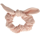 Your Little Miss Scrunchie with bow - sideshow rose linen