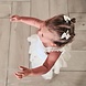 Your Little Miss Baby hårnåle med twist og sløjfe - cream Your Little Miss Baby hårnåle med twist og sløjfe - cream