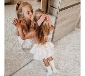 Your Little Miss Hårsnodd med stor rosett Lily - sweet nectar linen Your Little Miss Hårsnodd med stor rosett Lily - sweet nectar linen