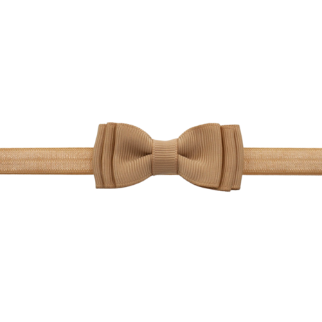 Your Little Miss Baby-Haarband mit doppelter Schleife - latte brown Your Little Miss Baby-Haarband mit doppelter Schleife - latte brown