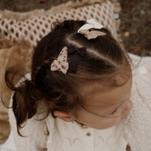 Your Little Miss Baby-Klick-Klack-Haarspangen mit Schleife - cute dog