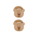 Your Little Miss Baby haarelastiekjes met strikje Liv  - teddy bear