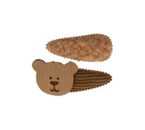 Your Little Miss Baby hair clips Pippa - teddy bear Your Little Miss Baby hair clips Pippa - teddy bear