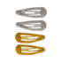 Mollette per capelli neonata basic Emma - gold silver glitter Mollette per capelli neonata basic Emma - gold silver glitter