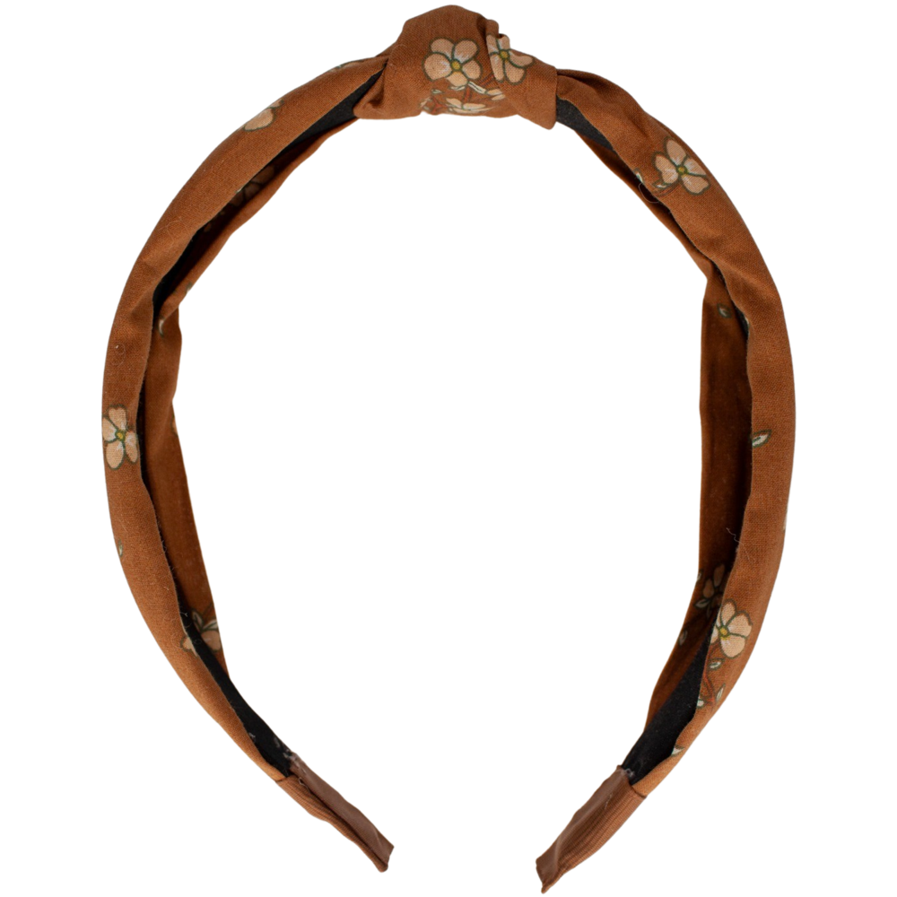Your Little Miss Wide tiara with button - flower power