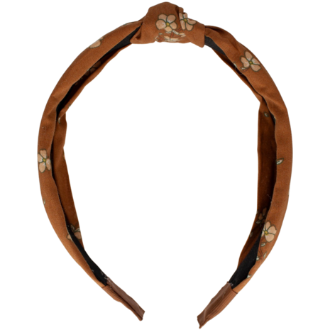 Your Little Miss Wide tiara with button - flower power