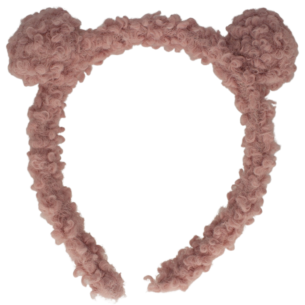 Your Little Miss Serre-tête fille avec oreilles - pink teddy