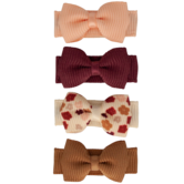 Your Little Miss Baby hair clips with bow - party flower