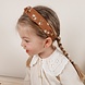 Your Little Miss Wide tiara with button - flower power Your Little Miss Wide tiara with button - flower power