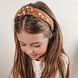 Your Little Miss Wide tiara with button - flower power Your Little Miss Wide tiara with button - flower power