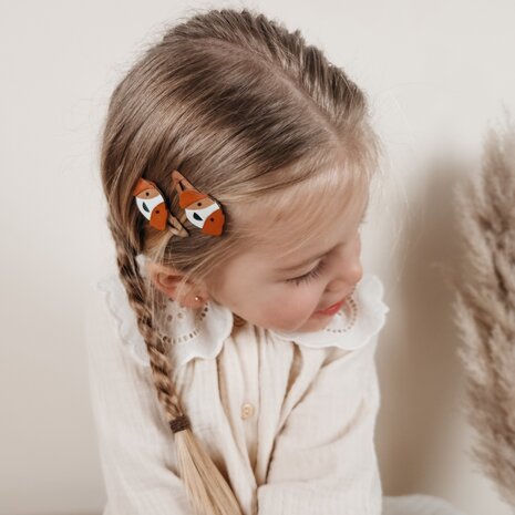 Your Little Miss Pinzas de pelo bebé con twist y lazo de cintas June - cute dog Your Little Miss Pinzas de pelo bebé con twist y lazo de cintas June - cute dog